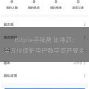 Bitpie手续费 比特派：全方位保护用户数字资产安全